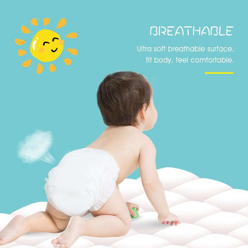 Wholesale Eco Friendly Diapers Ultra Absorbent Premium Natural Disposable Baby Diapers