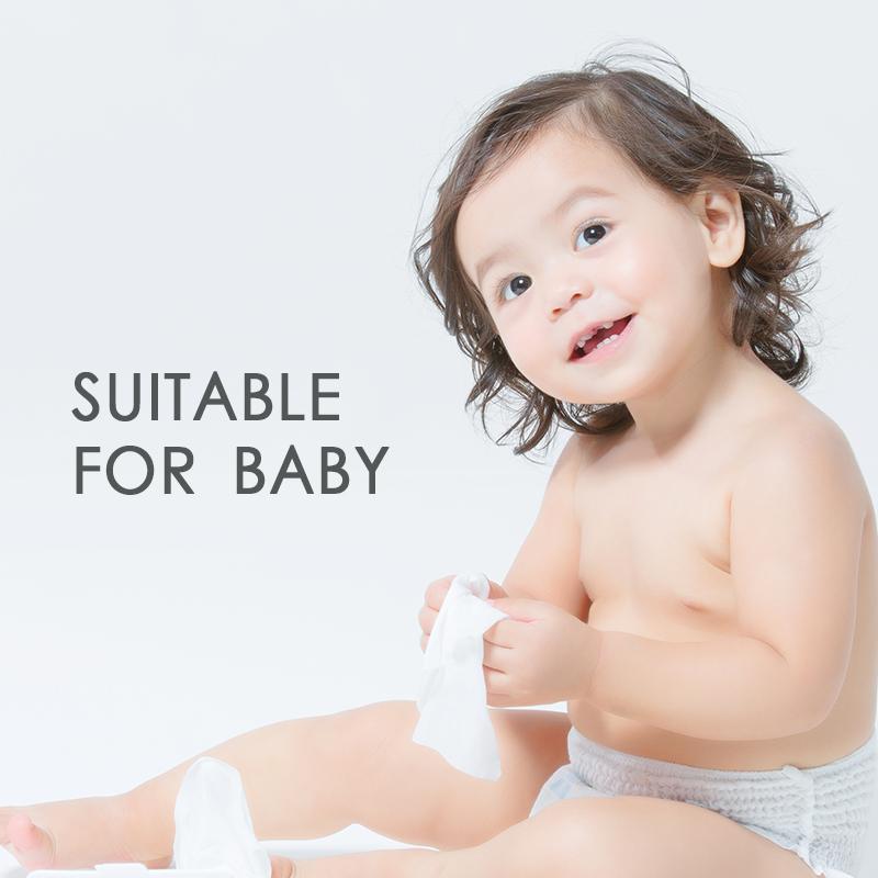 Biodegradable Bamboo Wipes Eco Fragrance Alcohol Free Baby Wipes