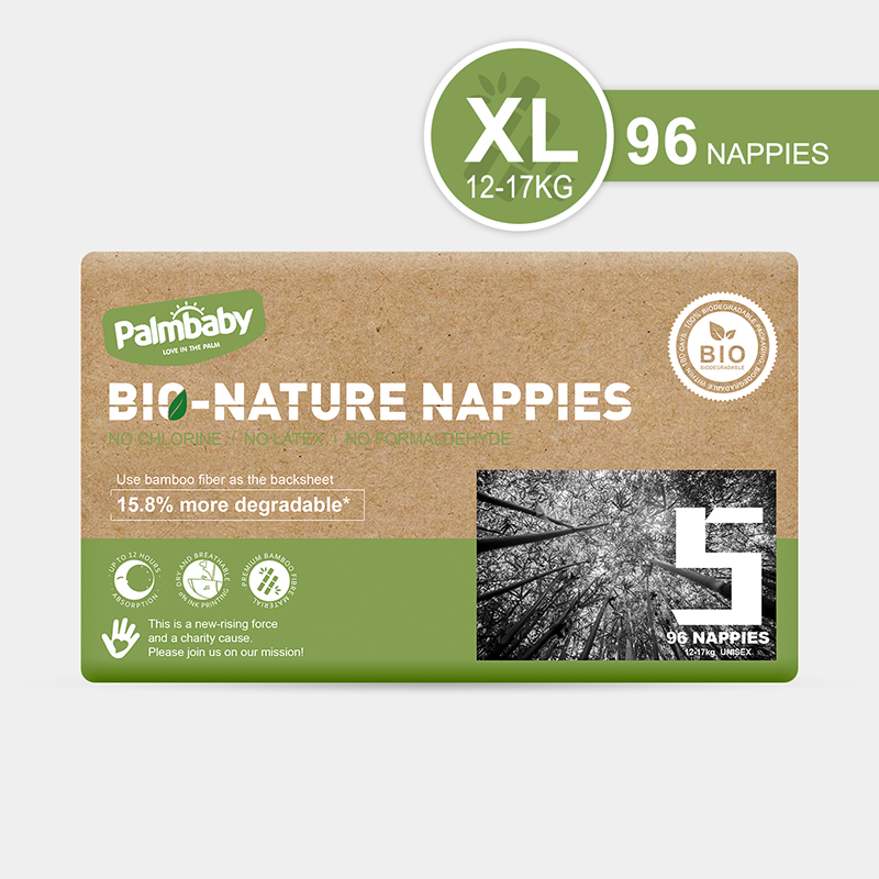 Biodegradable ECO Diapers with FSC certified material