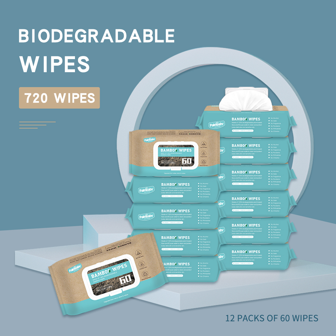 Organic Biodegradable Bamboo Baby Wipes