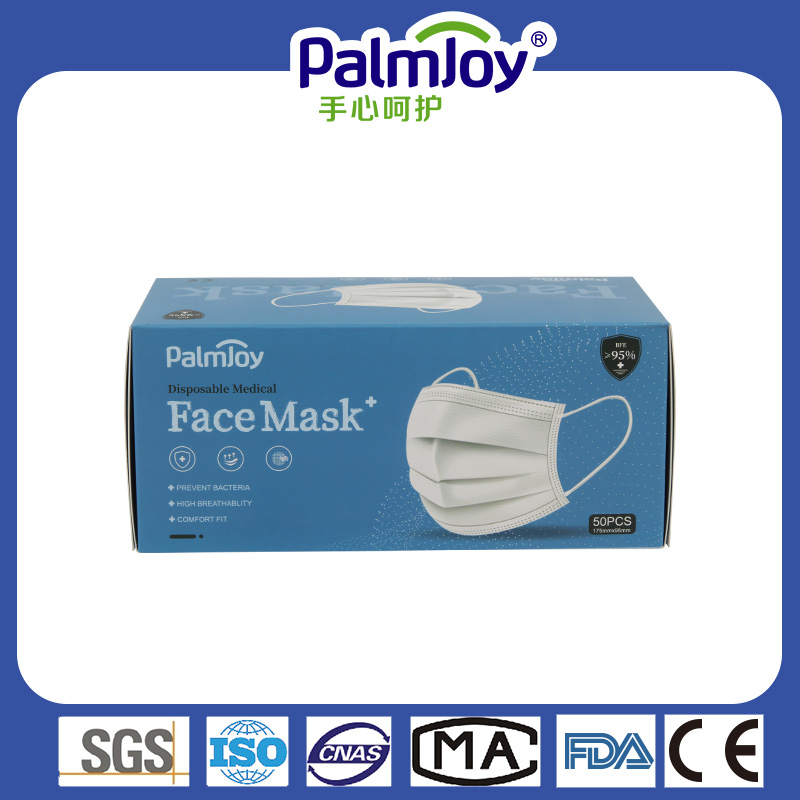 Wholesale CE TUV En14683 Disposable Medical 3 Ply Face Mask