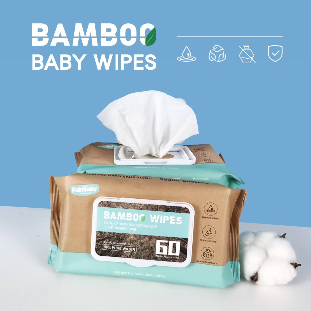 Organic Biodegradable Bamboo Baby Wipes