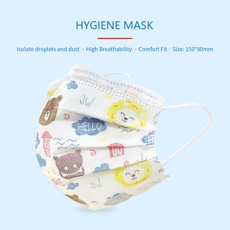 Kids Face Mask Disposable Kids Masks for Protection Breathable Face Masks for Children Safety Mask Anti Dust Air Pollution Protection