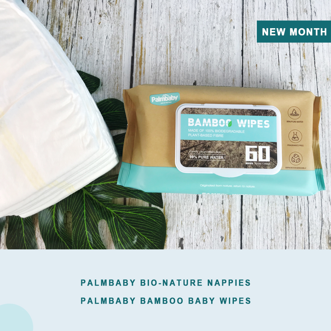 Eco-Friendly 100% Organic Biodegradable Bamboo Baby Wipes