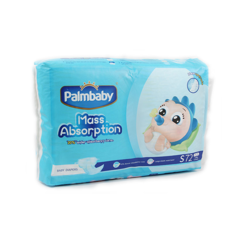 Free sample baby diaper mass absorbent core soft diaper for baby 