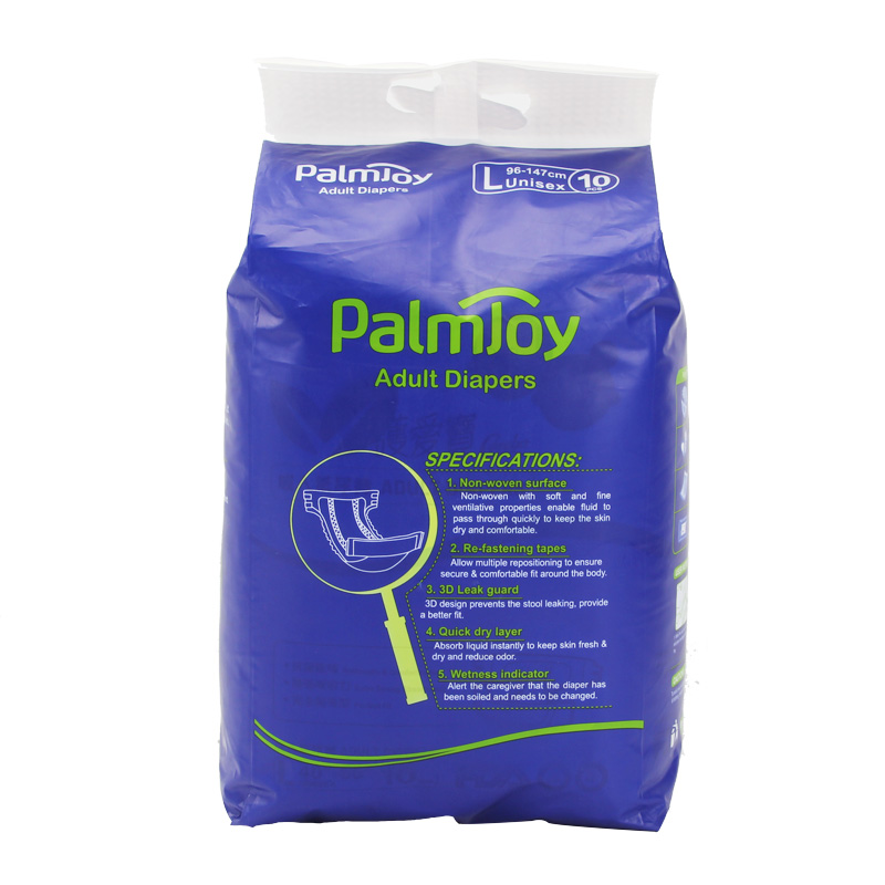 Palmjoy Mass absorbent adult diaper elderly care products 