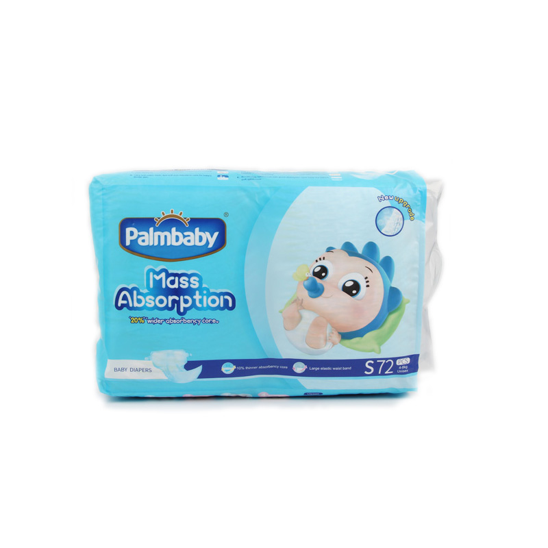 Free sample baby diaper mass absorbent core soft diaper for baby 