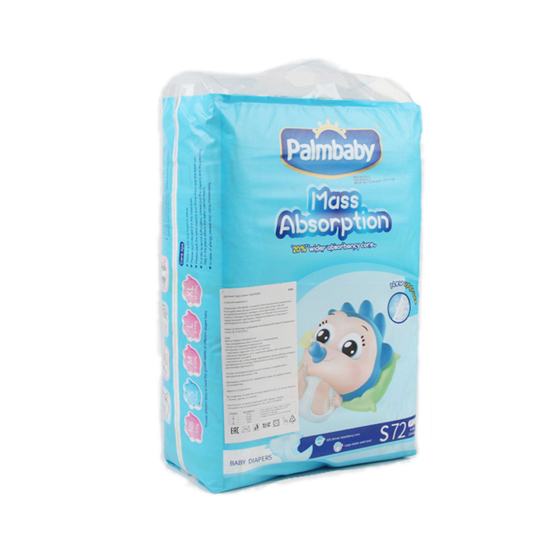 Free sample baby diaper mass absorbent core soft diaper for baby 