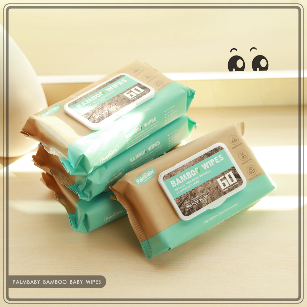 Biodegradable Bamboo Wipes Natural Organic Baby Cleaning Wipes Eco Fragrance Alcohol Free Water Wet Wipes Baby Wipes