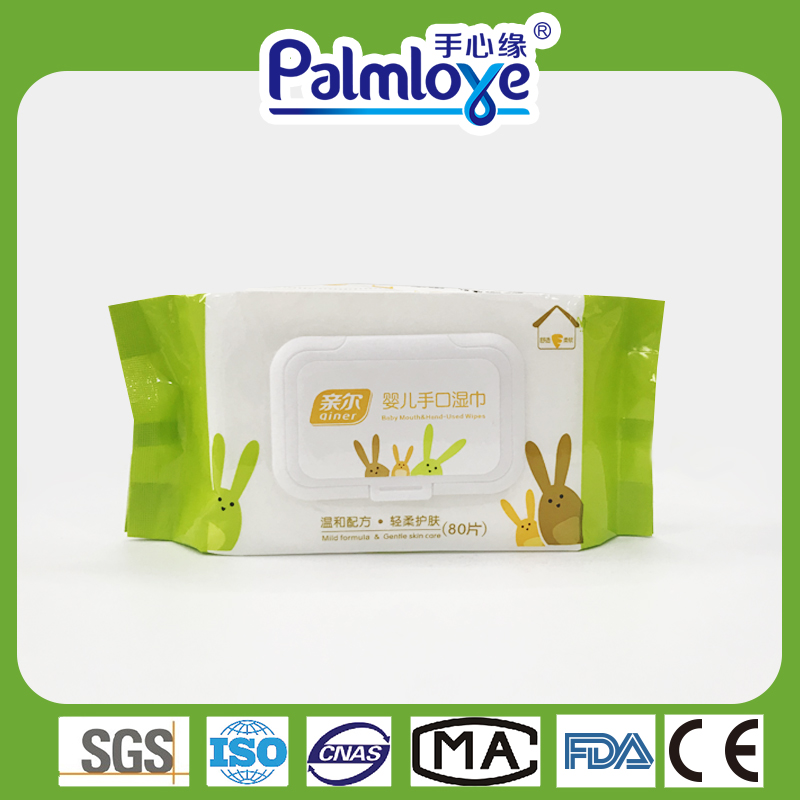 Palmbaby OEM Moist Wipes Flushable Environmentally Friendly Bulk Baby Wet Wipes