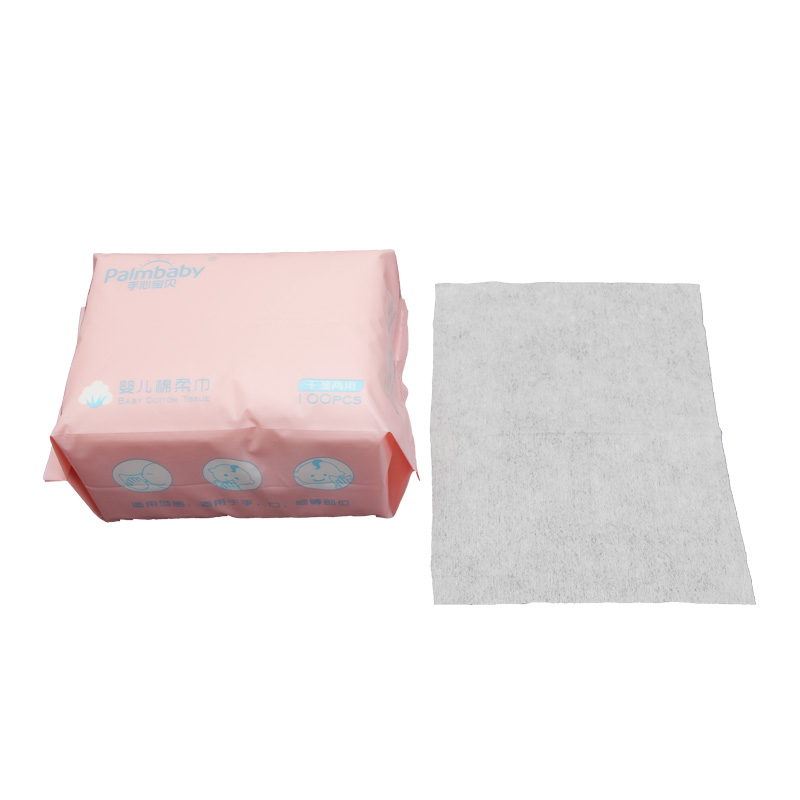 Cotton Tissues for Baby Sensitive Skin Care and Removing Face Eye Heavy Makeup Disposable Facial Cotton Tissues