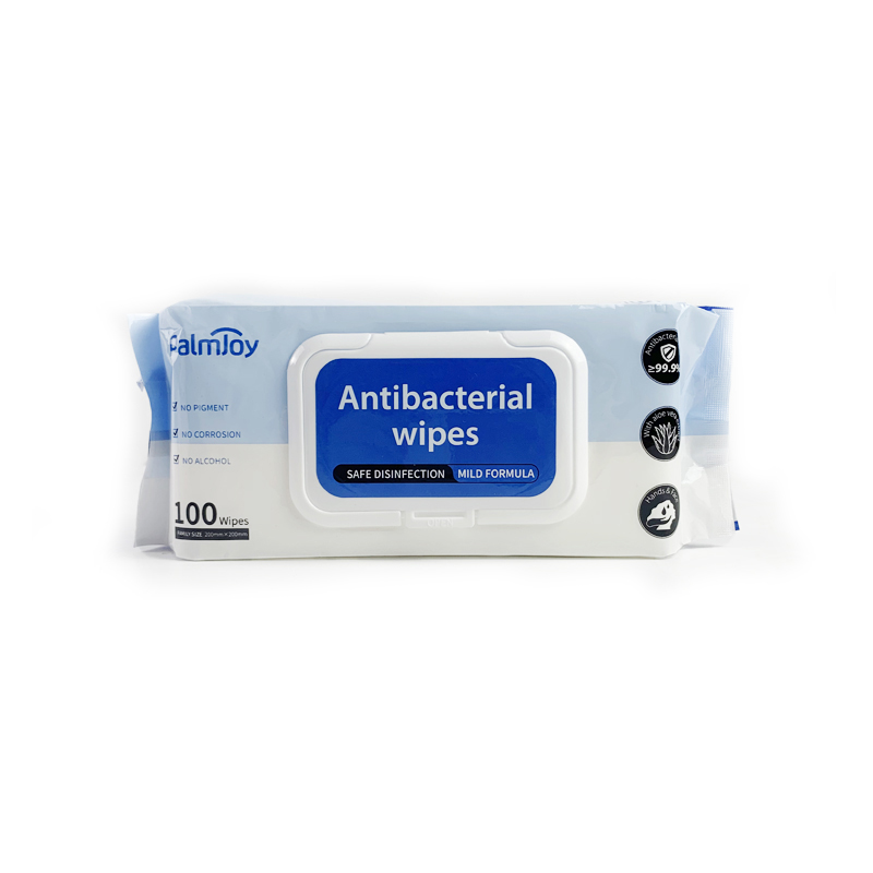 Palmjoy 100 Counts Antibacterial Surface Wipes for Adult or Hospital Use