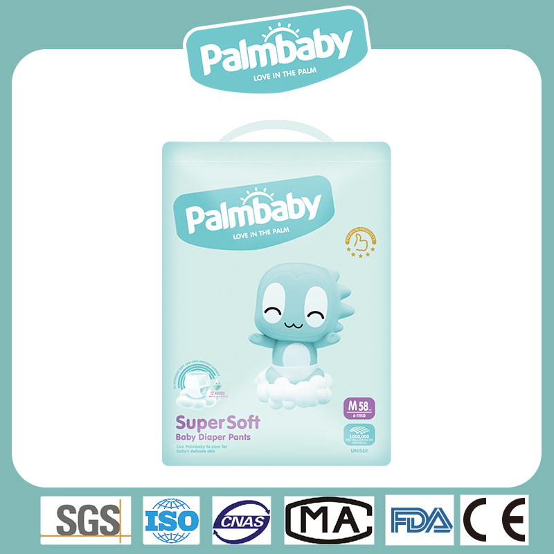 Super Soft Palmbaby Easy Pull up Training Pants Baby Diaper / OEM