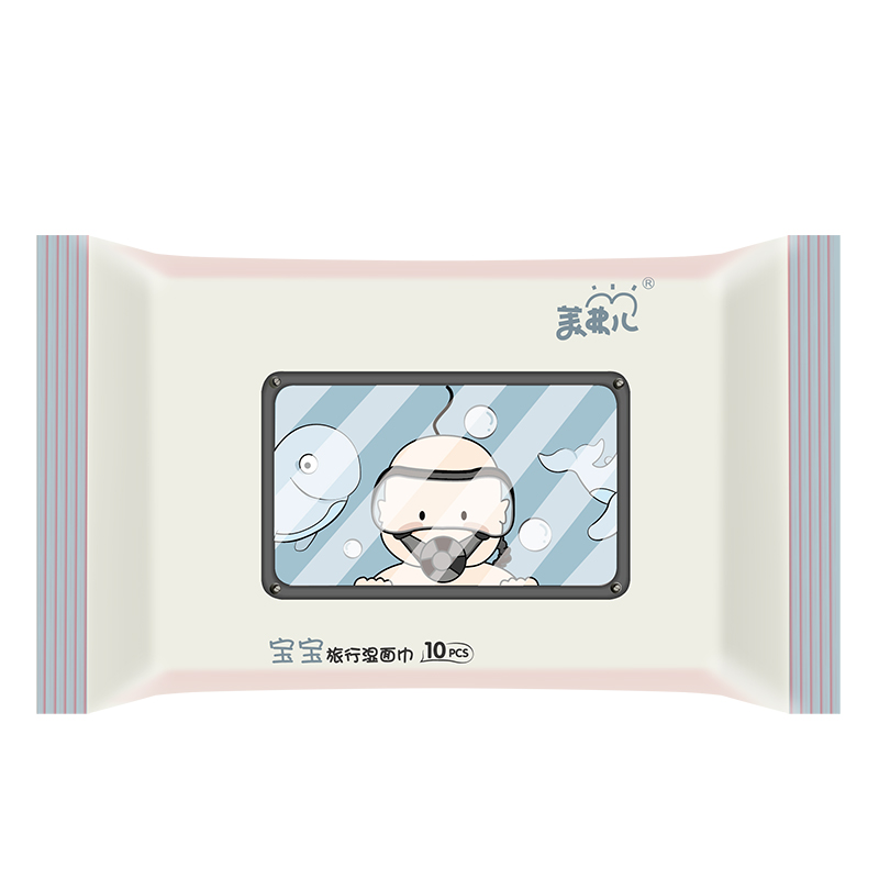 Alcohol-Free mild ingredient baby wet tissue OEM