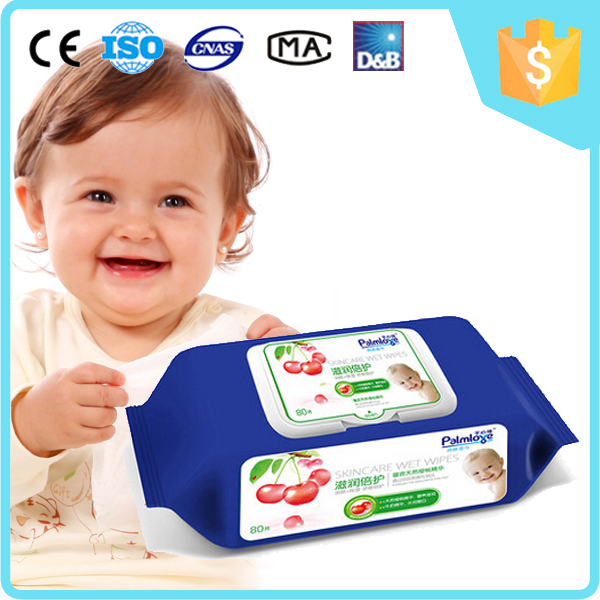 Food grade baby wet wipes alcohol free 80 counts