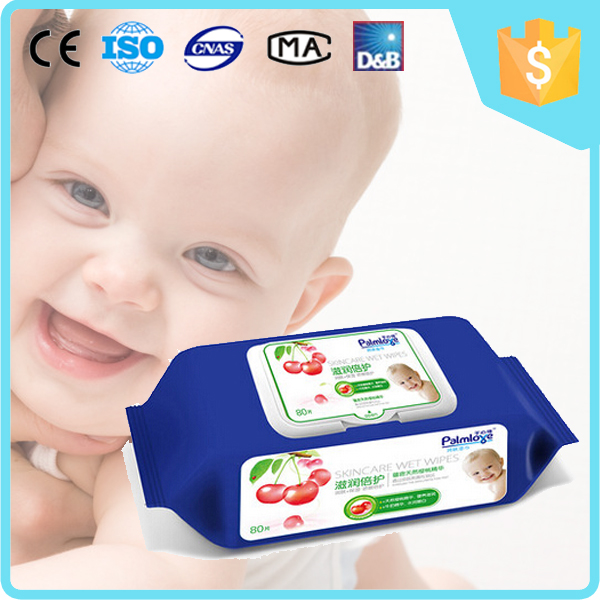 Food grade baby wet wipes alcohol free 80 counts