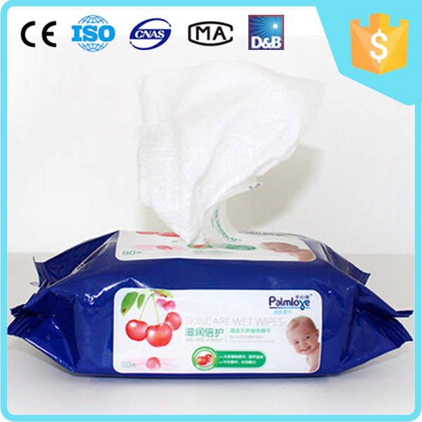 Food grade baby wet wipes alcohol free 80 counts