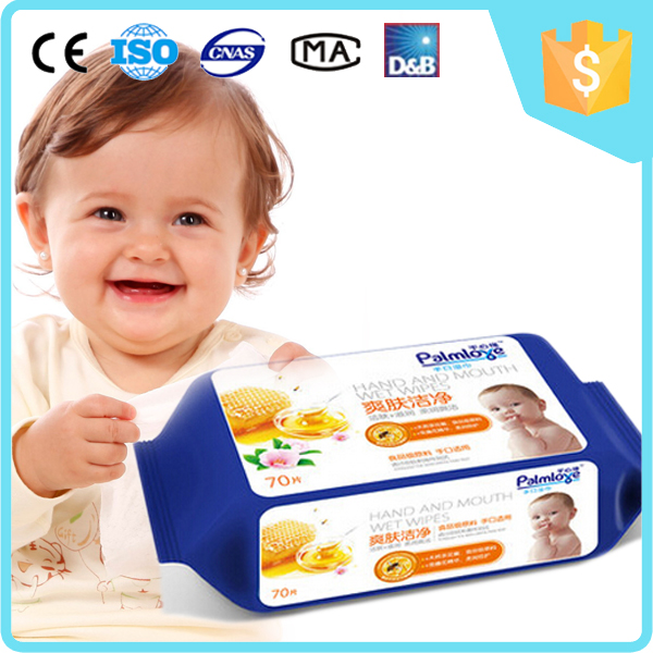 Food grade baby wet wipes alcohol free 80 counts