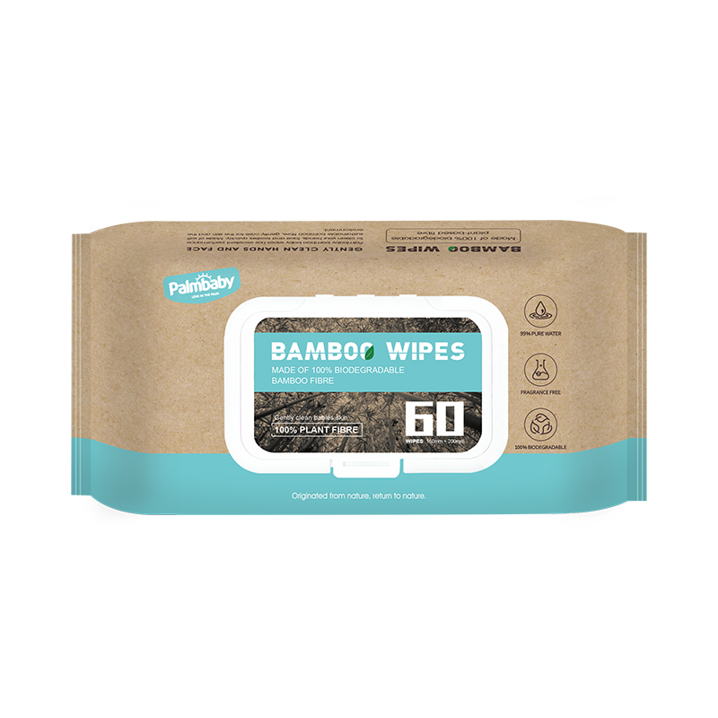 100% Bamboo fiber Baby Wipes Soft Care Pure Quality Wipes