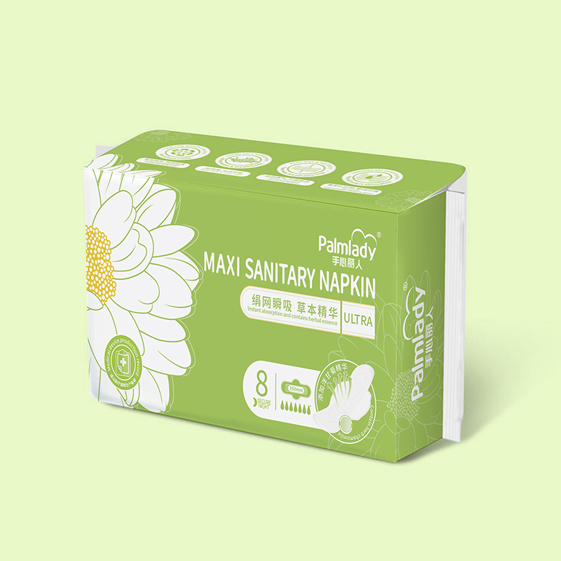 Ultra thin and soft sanitary napkins OEM available