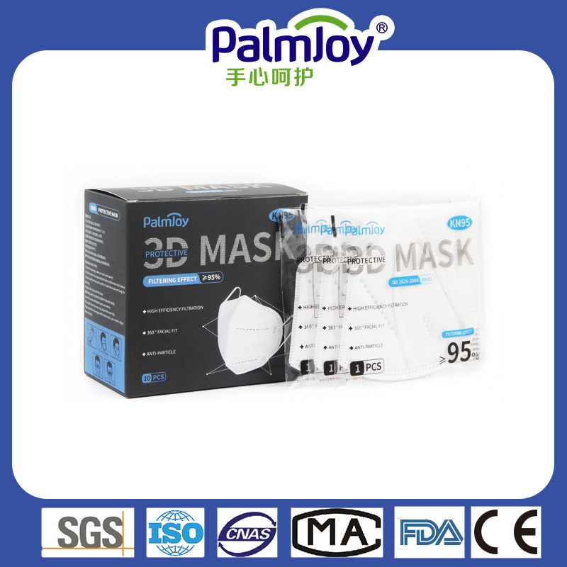 Disposable Face Mask KN95 Protective Safe Adult Face Masks 3D Fitness