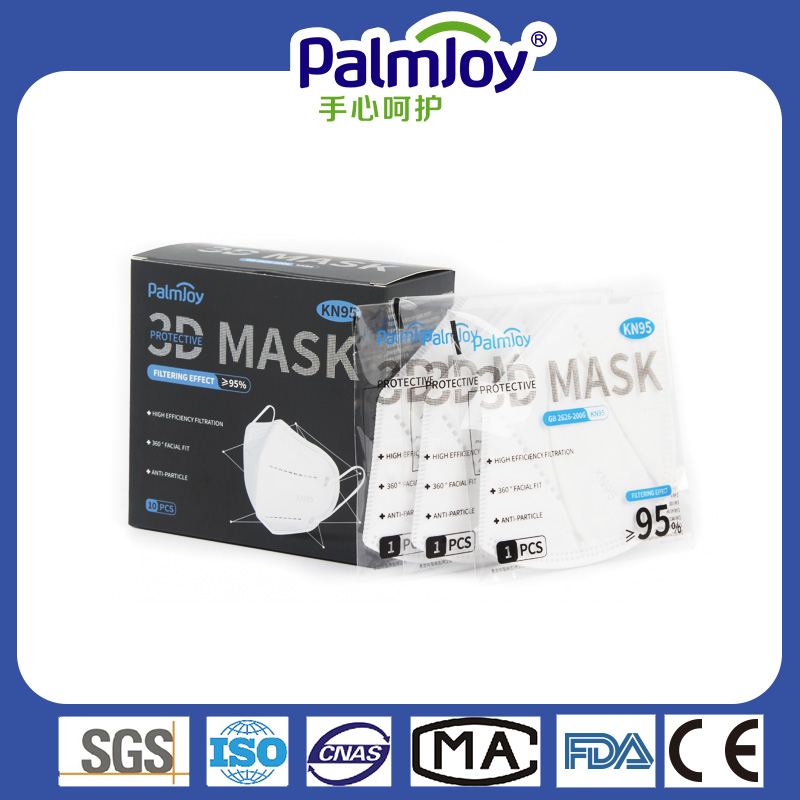 Disposable Face Mask KN95 Protective Safe Adult Face Masks 3D Fitness