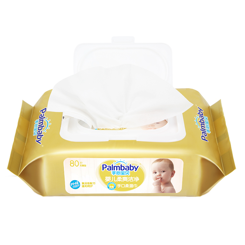 Alcohol-Free Baby Wet Wipes, Baby Hand and Mouth Cleaning Wipes