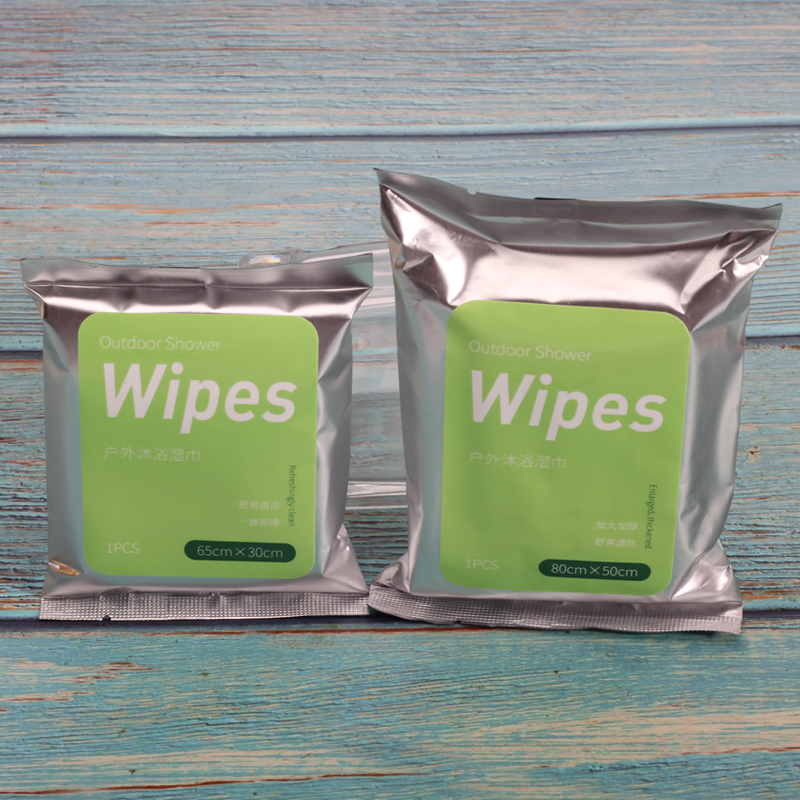 out door disposable wet wipes organic bamboo shower wet wipes personal care wipes 