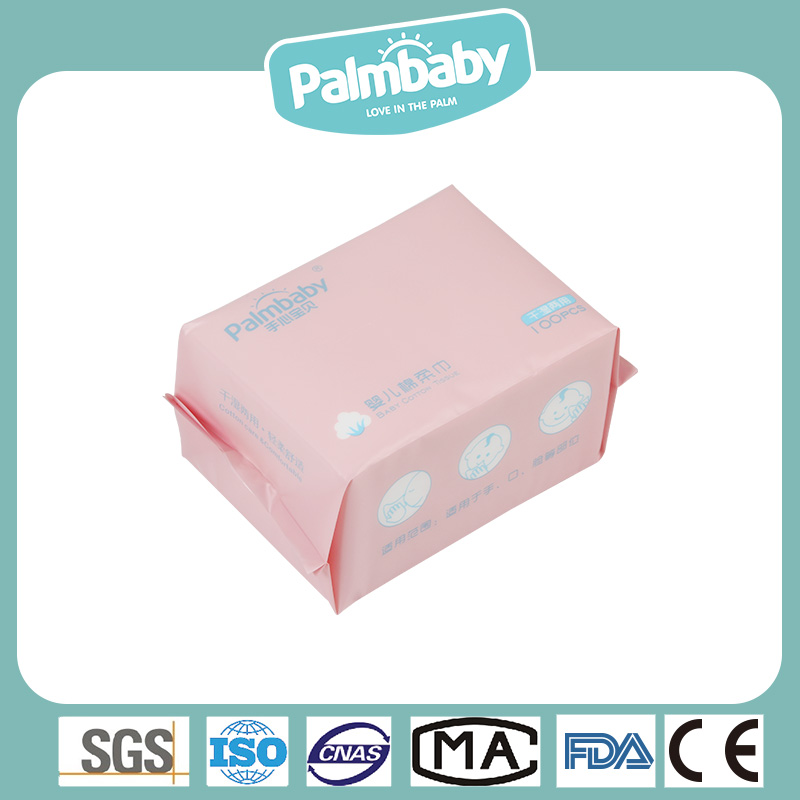 Cotton Tissues for Baby Sensitive Skin Care and  Disposable Facial Cotton Tissues