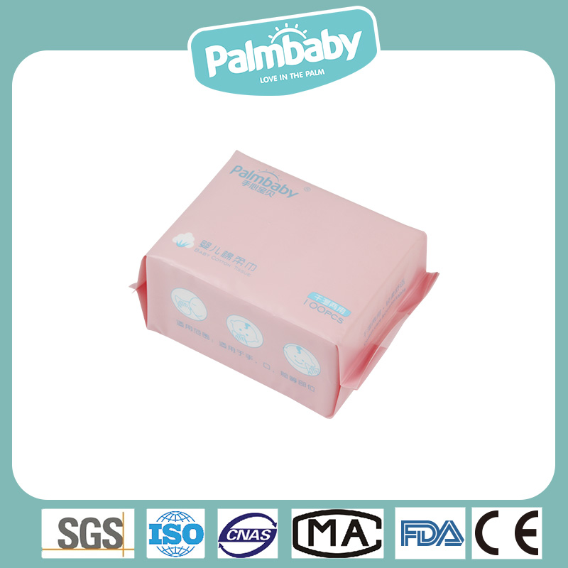 Cotton Tissues for Baby Sensitive Skin Care and  Disposable Facial Cotton Tissues