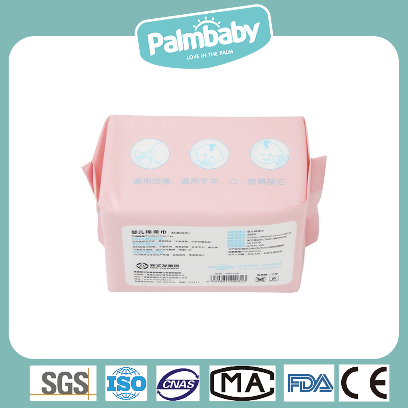 Cotton Tissues for Baby Sensitive Skin Care and  Disposable Facial Cotton Tissues