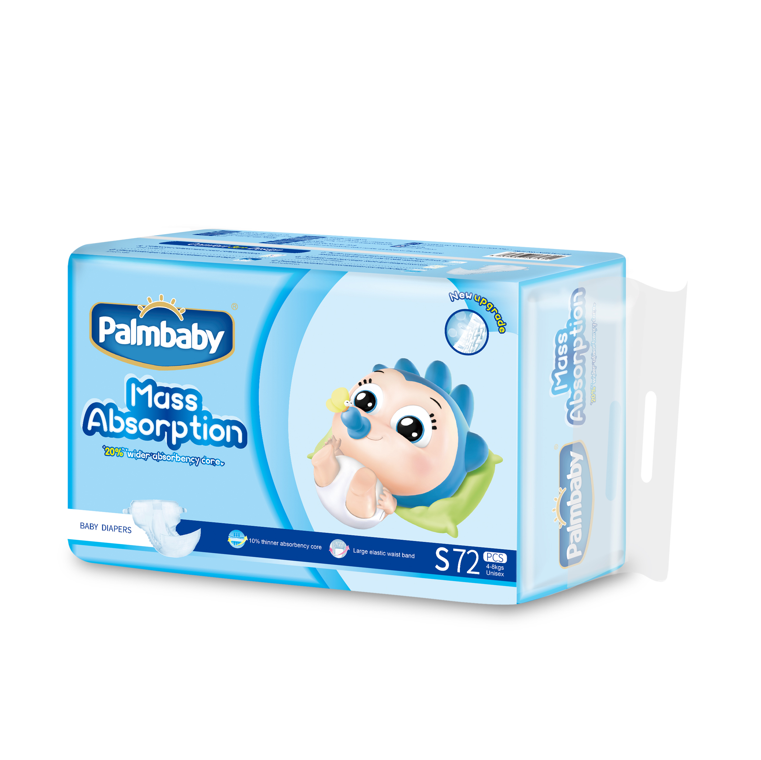 Comfort Palmbaby Baby Diapers,Breathable  Baby Pants