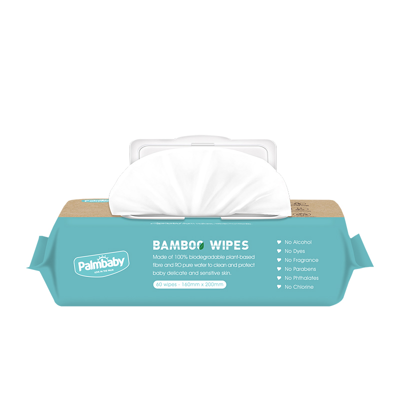 Alcohol Free Cleansing Wipes OEM Available Baby Bamboo Wipes