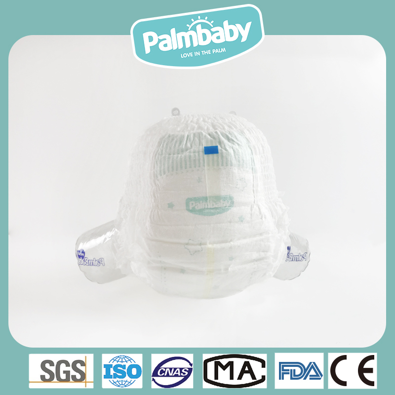 Japan quality Merries style soft disposable baby pant diaper manufacture 