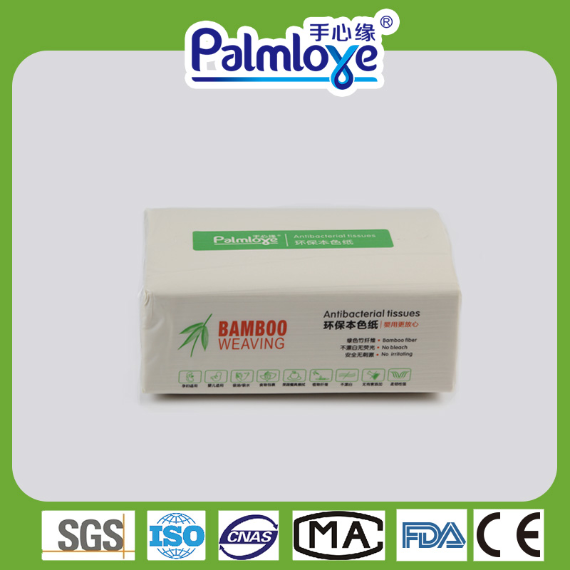 Soft Plastic Bag Facial Tissue 3ply  cotton Tissue