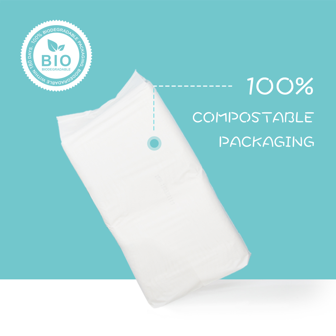 Biodegradable eco-friendly bamboo diapers baby nappy