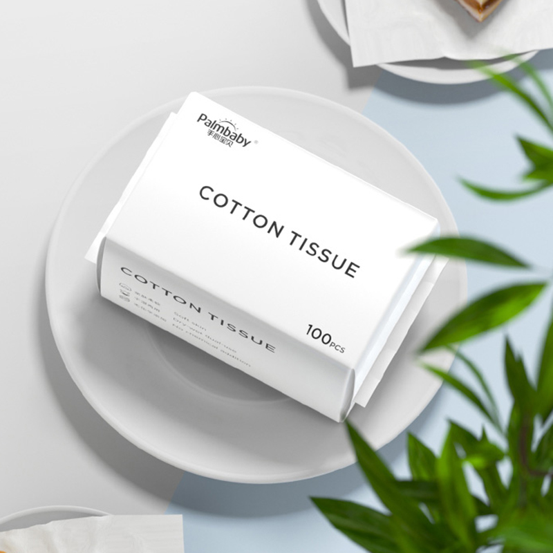 Ultra soft and thick cotton tissue big size for wet and dry usage