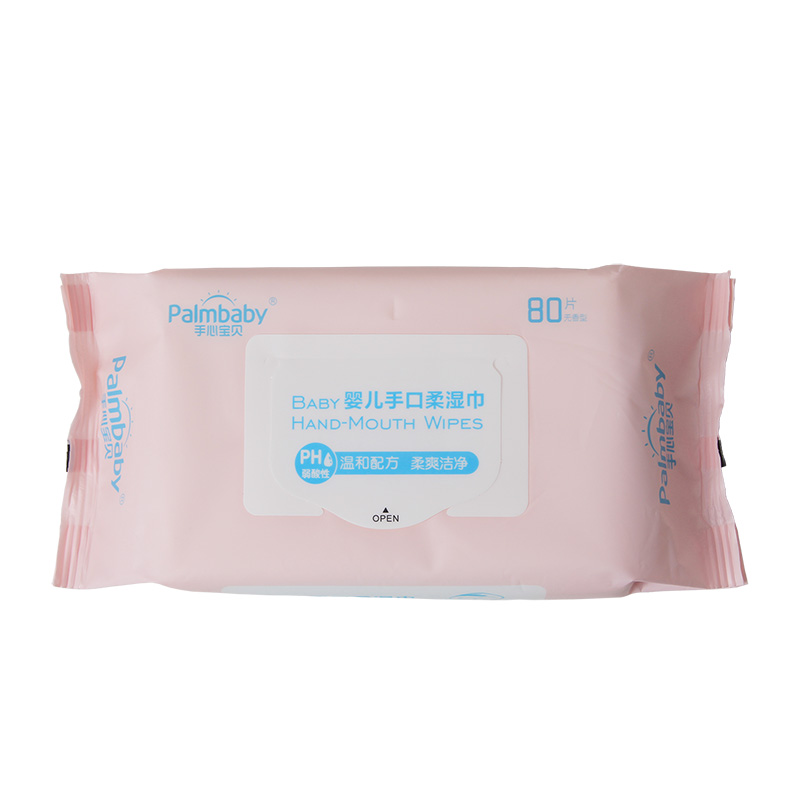 Baby Cleaning Wet Tissue, 80PCS Antibacterial Wet Wipes