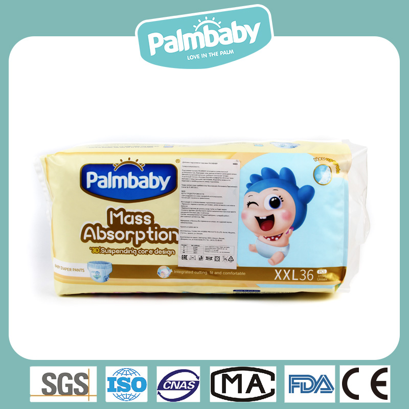 Disposable Cheap Baby Pants Diaper for Baby Care, 3D Leak Prevention Disposable Diaper Pants