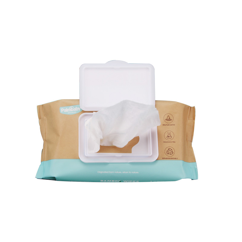 Bambo 100% Biodegradable Wet Wipes Natural Bamboo Fiber Baby Wipes