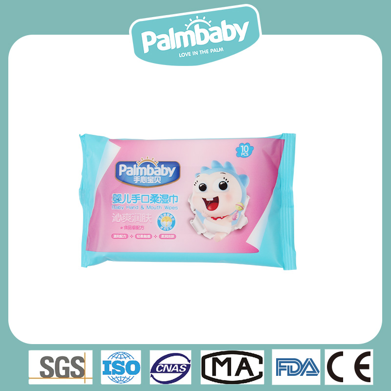 Baby Wipes Pure Water Natural Extract Cleaning Wet Wipes Portable Pack