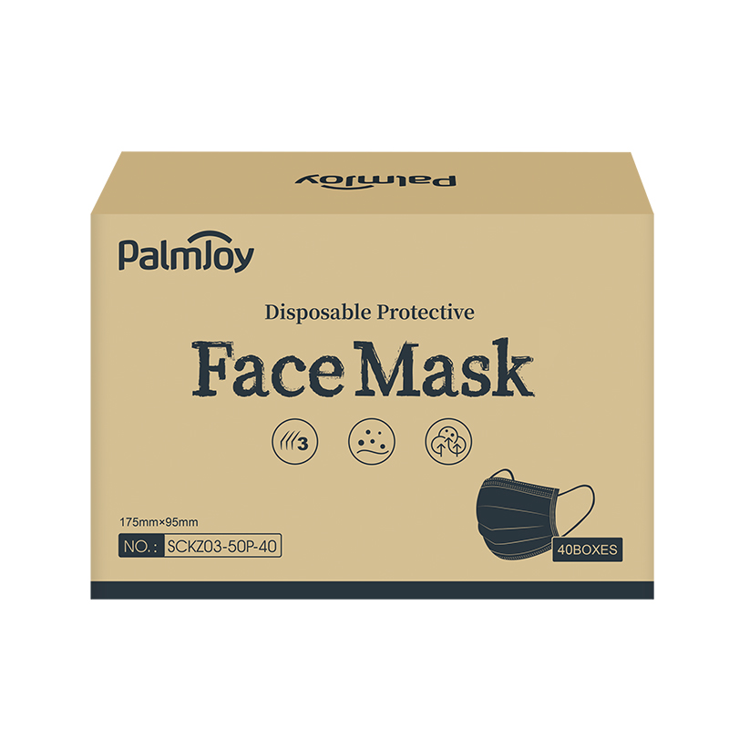 Manufacturer of Face Mask Breathable Black Medical Disposable Face Mask