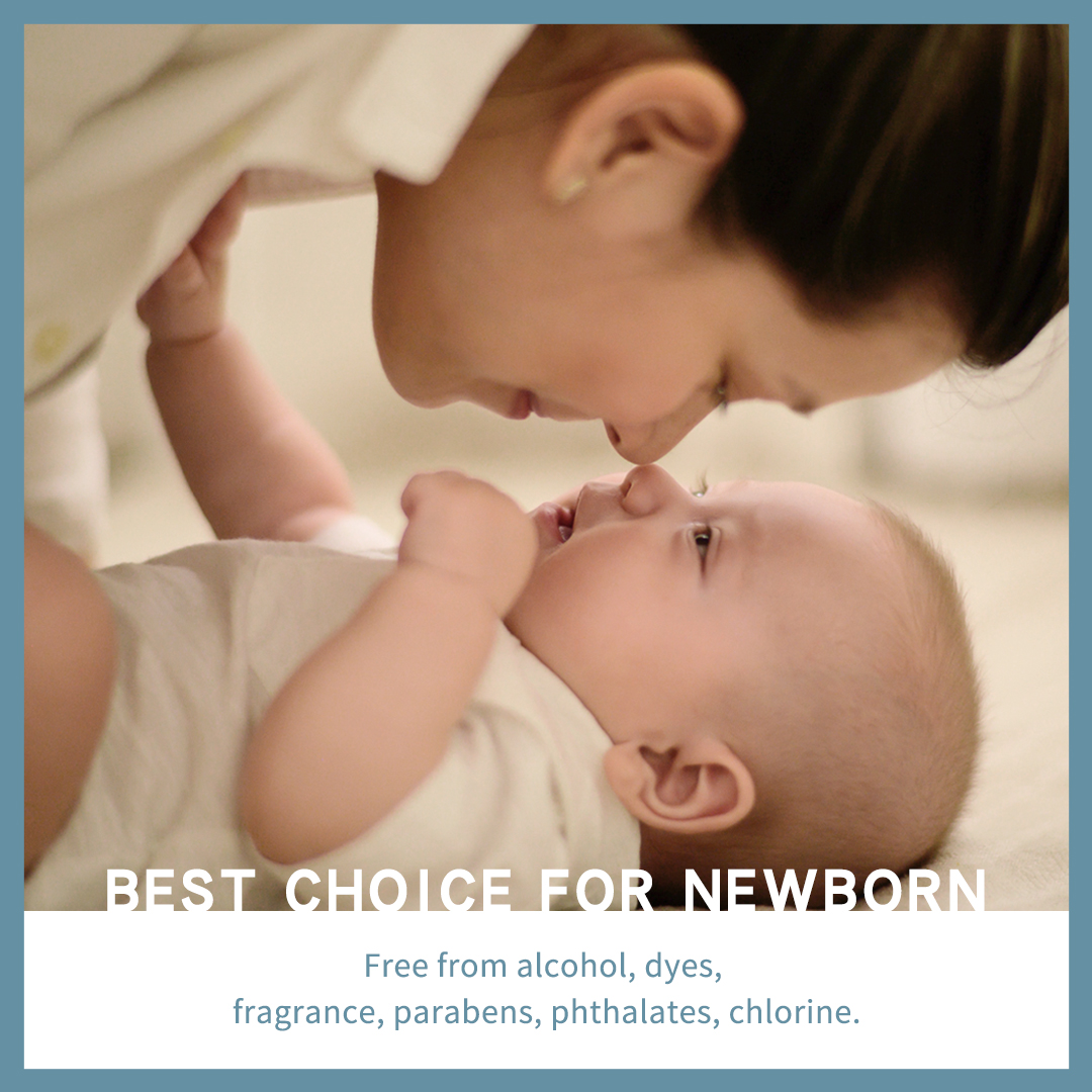 Natural Bamboo Baby Wet Wipes for Sensitive and Newborn Skin