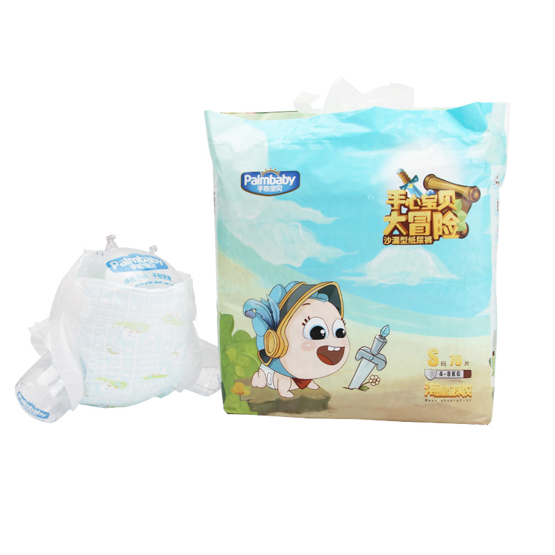 Disposable Baby Economic Diapers, Soft Disposable Nappies 