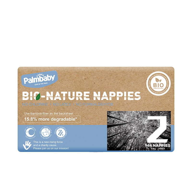 Size 3 Biodegradable Bamboo Nappies: Eco-Friendly Choice for Your Baby