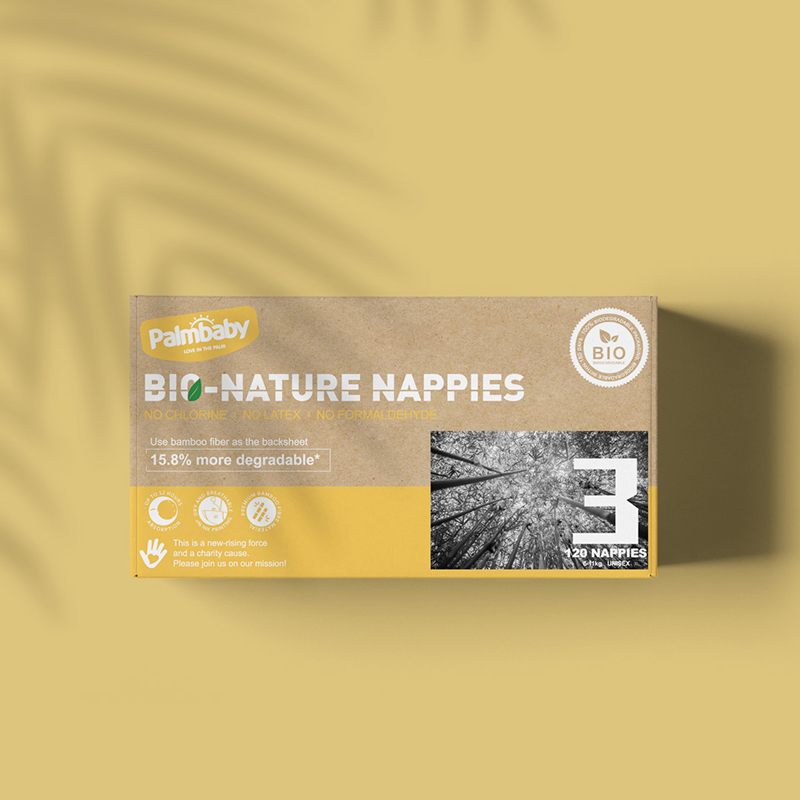 Size 3 Biodegradable Bamboo Nappies: Eco-Friendly Choice for Your Baby