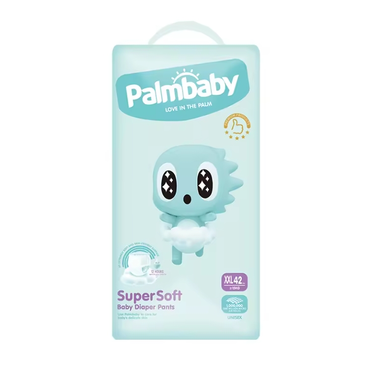 China Manufacturer: Premium Comfortable Soft Disposable Baby Diaper Pants With Super Absorbency